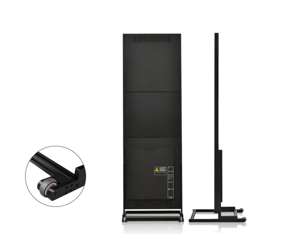 ecra digital led verso e lateral