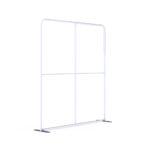 Estrutura modular em alumínio para suporte gráfico têxtil do sistema Modulate.