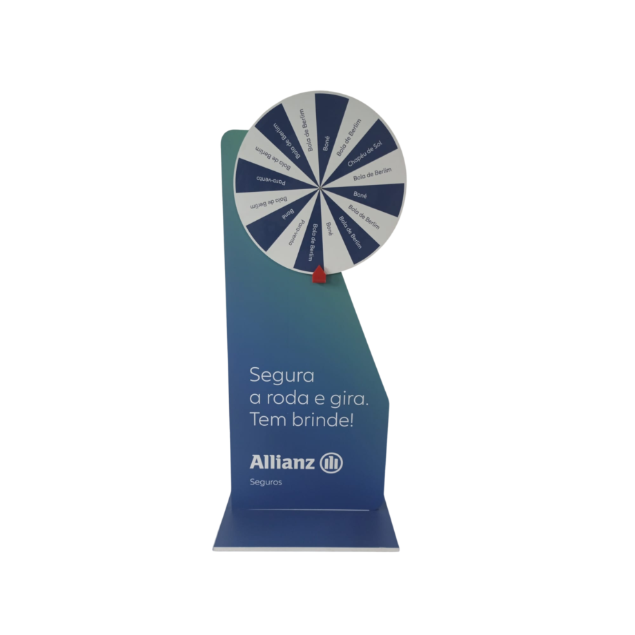 Roda da sorte personalizada para eventos de marketing