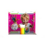 Stand modular para feiras 6m² com estrutura leve e LED