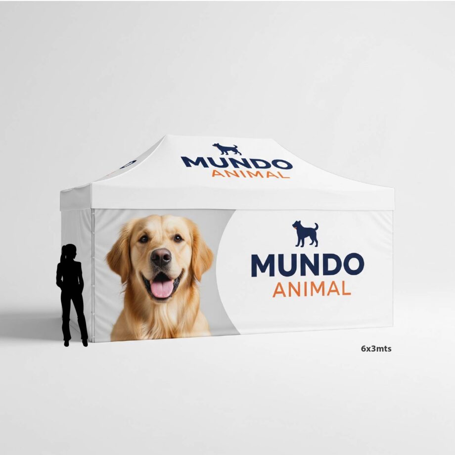 parede para tenda personalizada para eventos 6x3mts